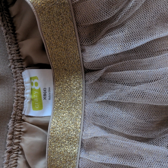 Crazy 8 Gold Tutu Skirt - Picture 3 of 4